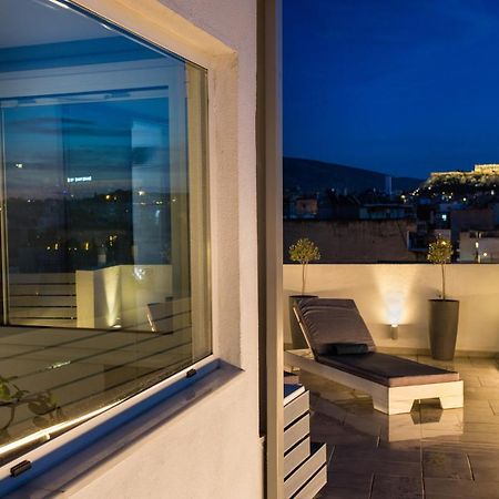 Private Jacuzzi & Acropolis View - The Loft Atenas Exterior foto