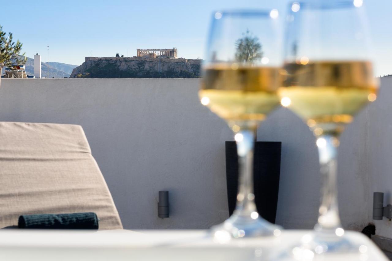 Private Jacuzzi & Acropolis View - The Loft Atenas Exterior foto