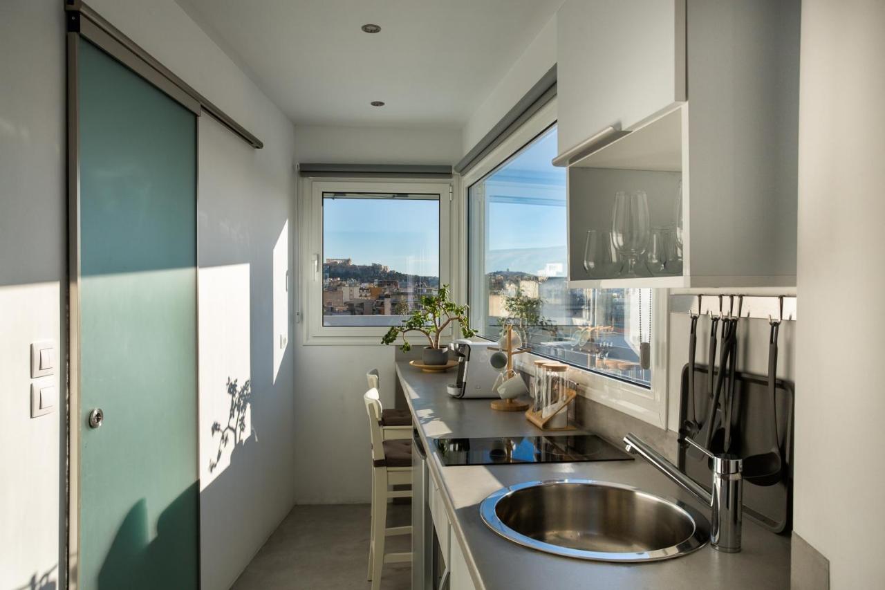 Private Jacuzzi & Acropolis View - The Loft Atenas Exterior foto