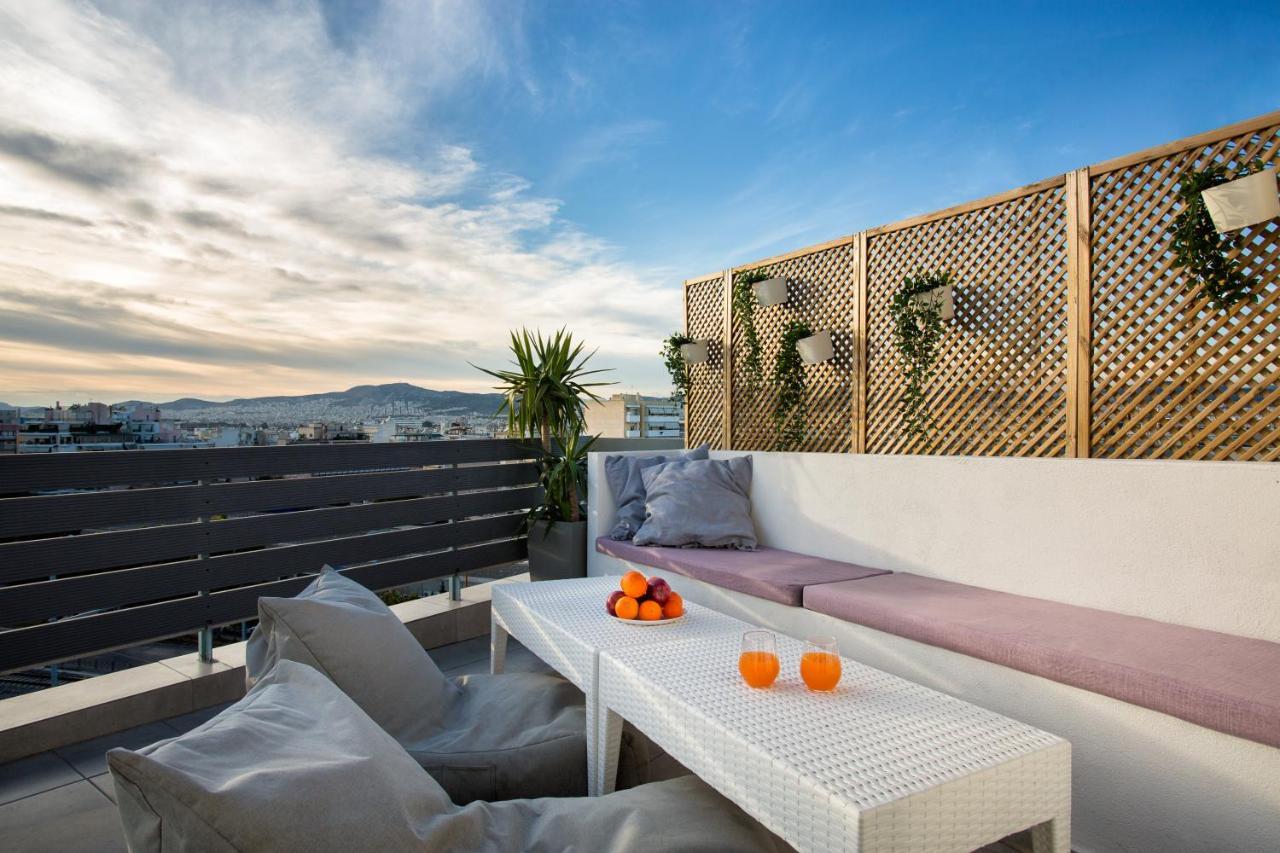Private Jacuzzi & Acropolis View - The Loft Atenas Exterior foto